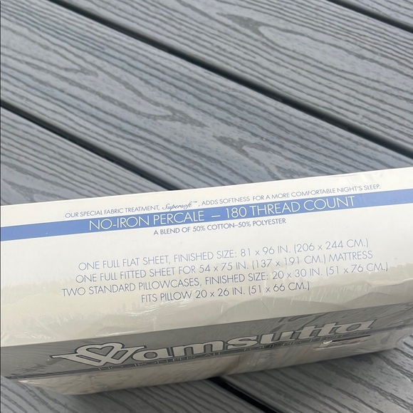 ☀️ 180 Thread Count Full Size Floral Sheet Set - Picture 3 of 3